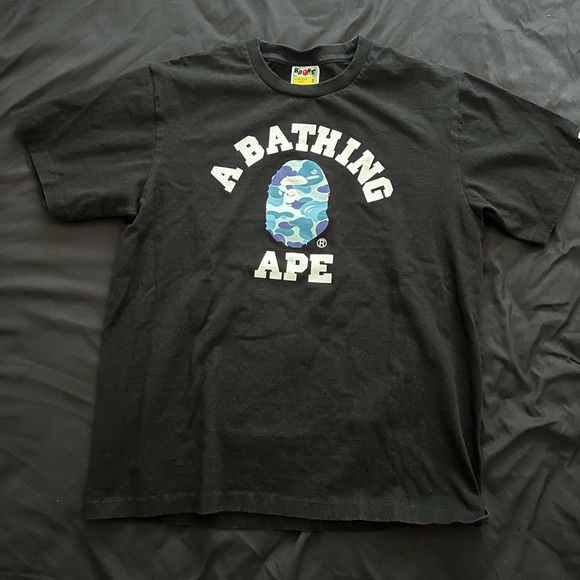 Bape black tee (m) - Picture 1 of 1